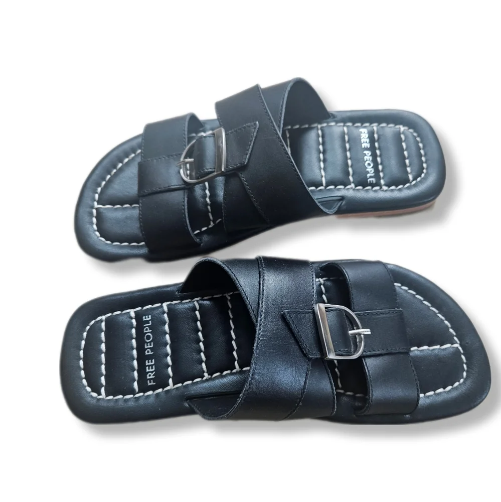 Free People Sloan Buckle Sandal | Size 6 | NEW Without Box - Picture 4 of 5